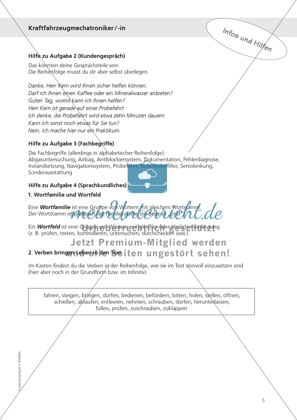 Wortfamilie kennenlernen