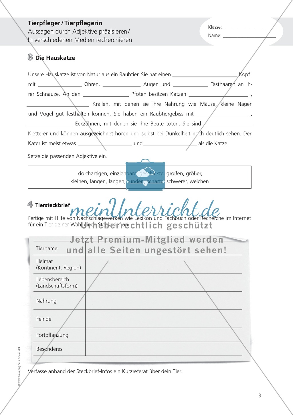 Berufe kennenlernen arbeitsblätter