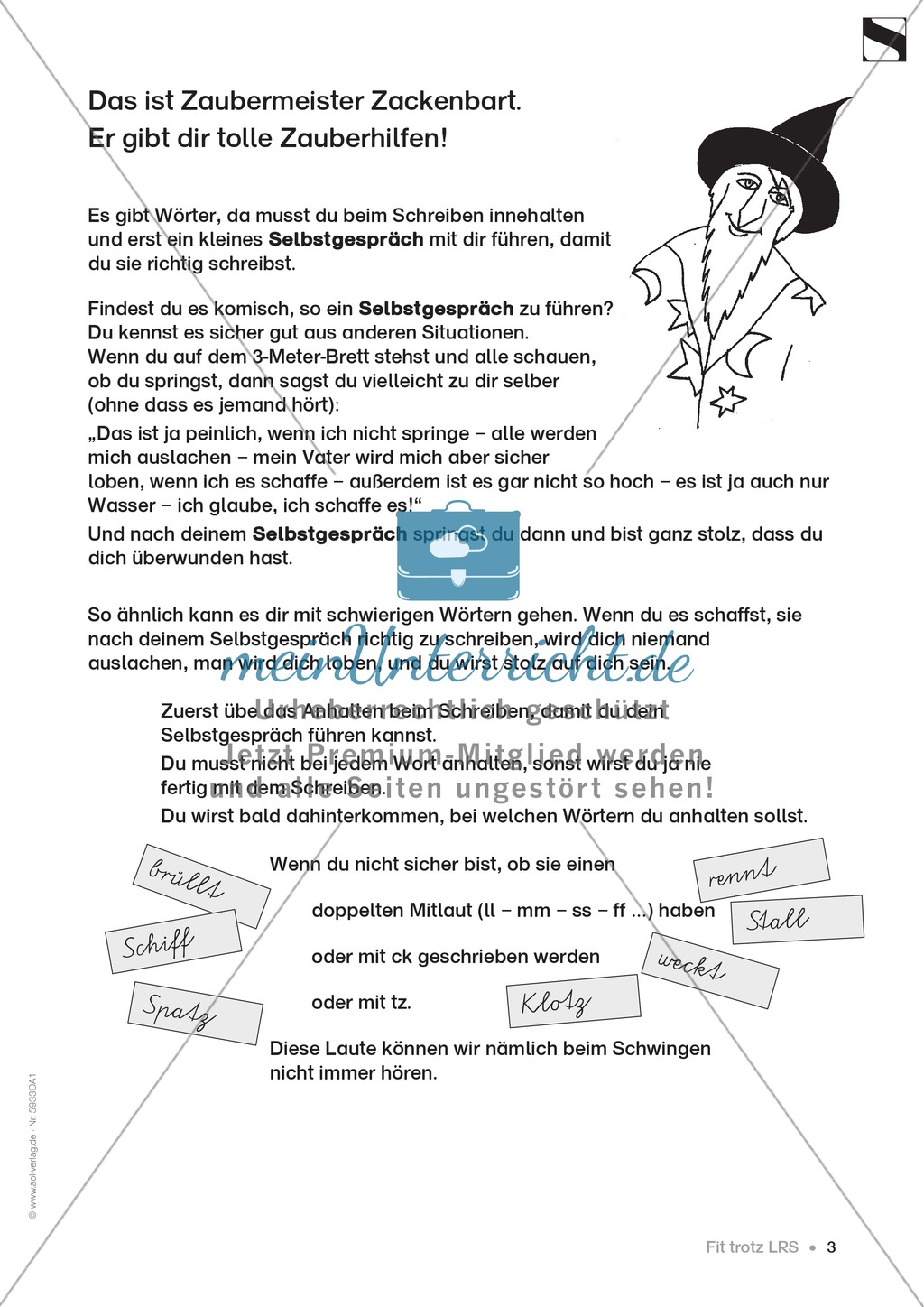 Arbeitsanleitungen für Schüler Preview 1