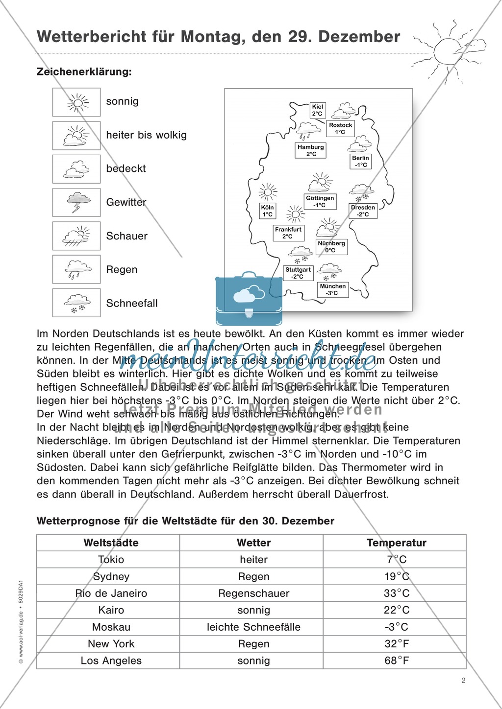 Wortarten und Kasus bestimmen: Klassenarbeit und Lösung Preview 2
