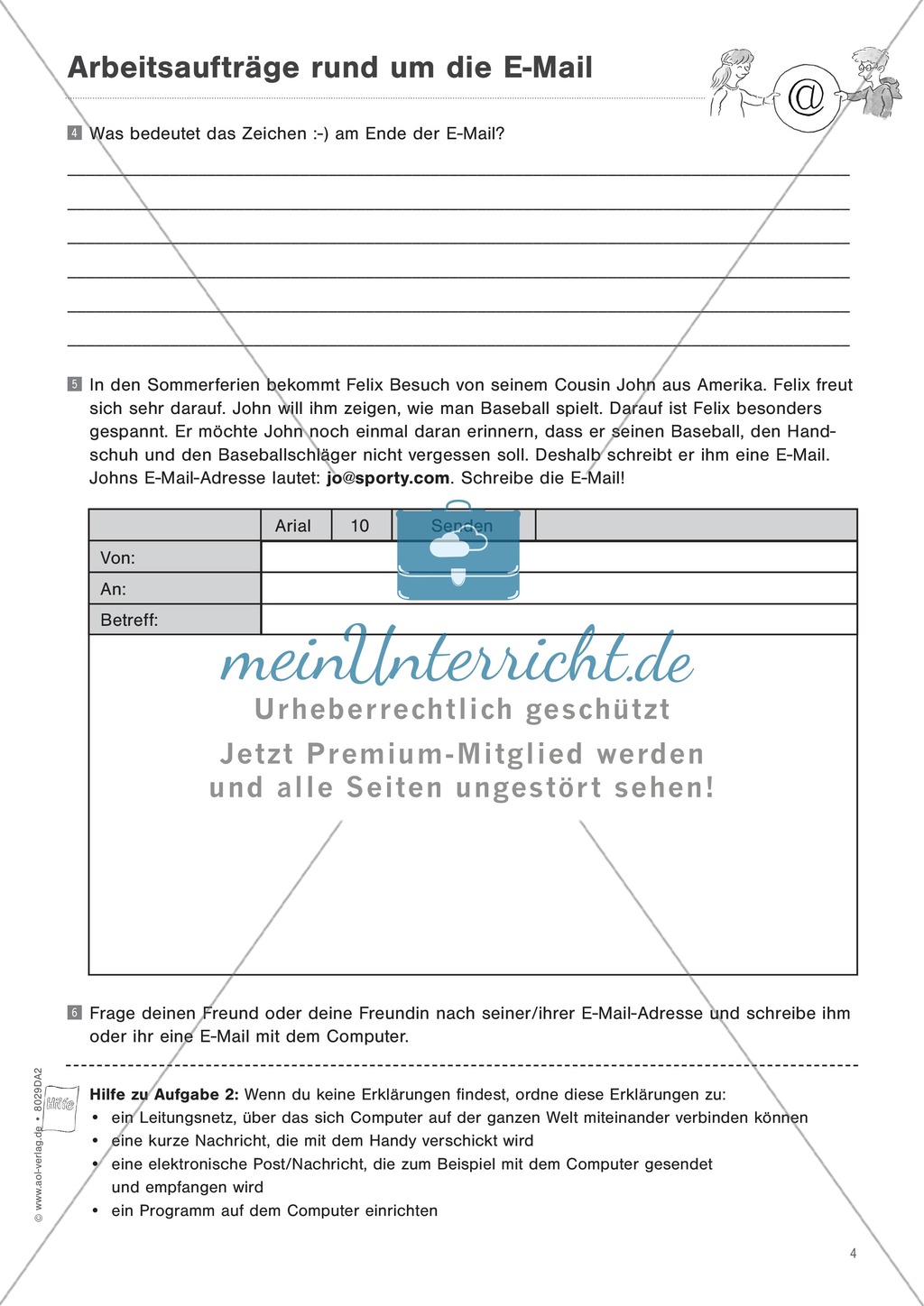 Sachtexte: Emails schreiben Preview 4