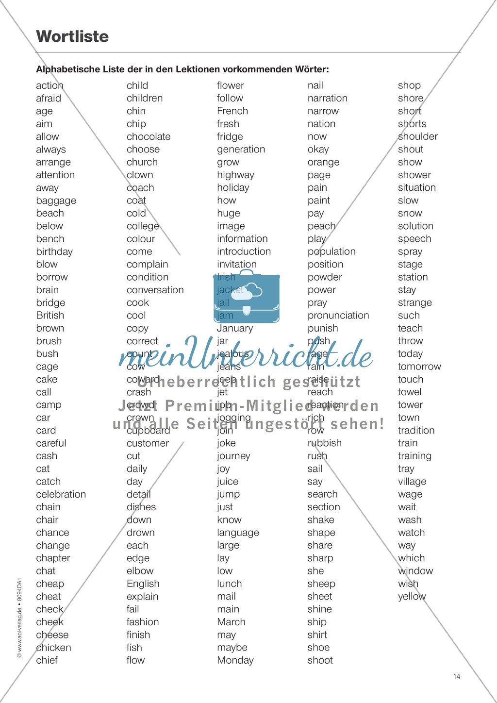 Diphthonge und Konsonanten: Der Rechtschreibtest: Arbeitsbätter und Wortliste Preview 6