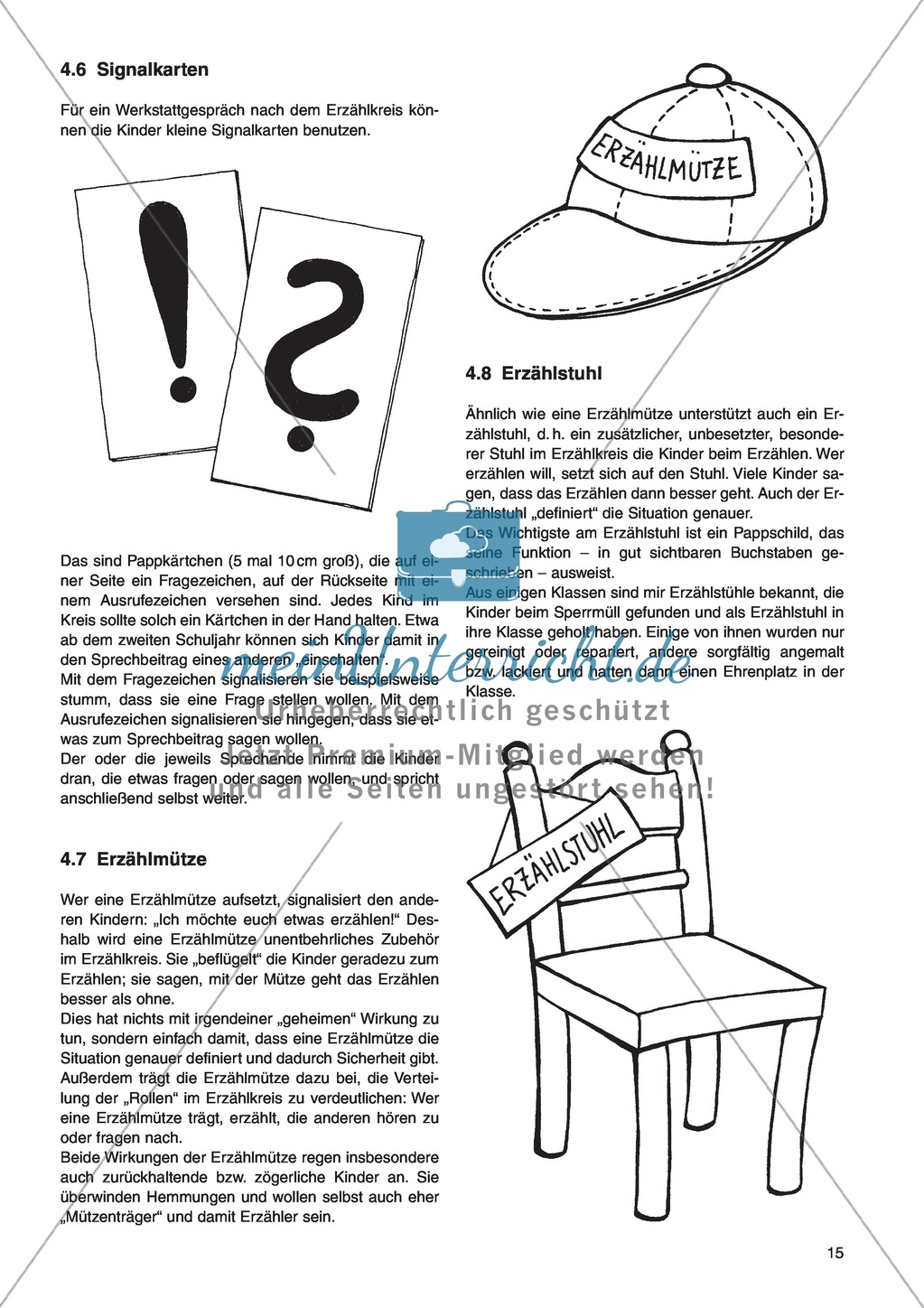 Erzähl mal was! Erzählkompetenzen in der Grundschule - kreative Unterrichtsideen: Material komplett Preview 11