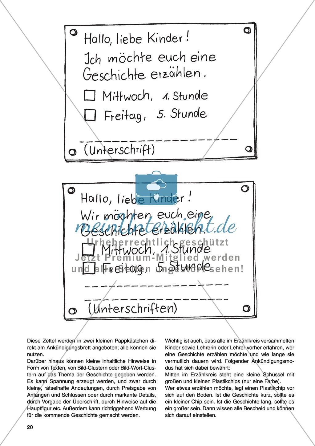 Erzähl mal was! Erzählkompetenzen in der Grundschule - kreative Unterrichtsideen: Material komplett Preview 16