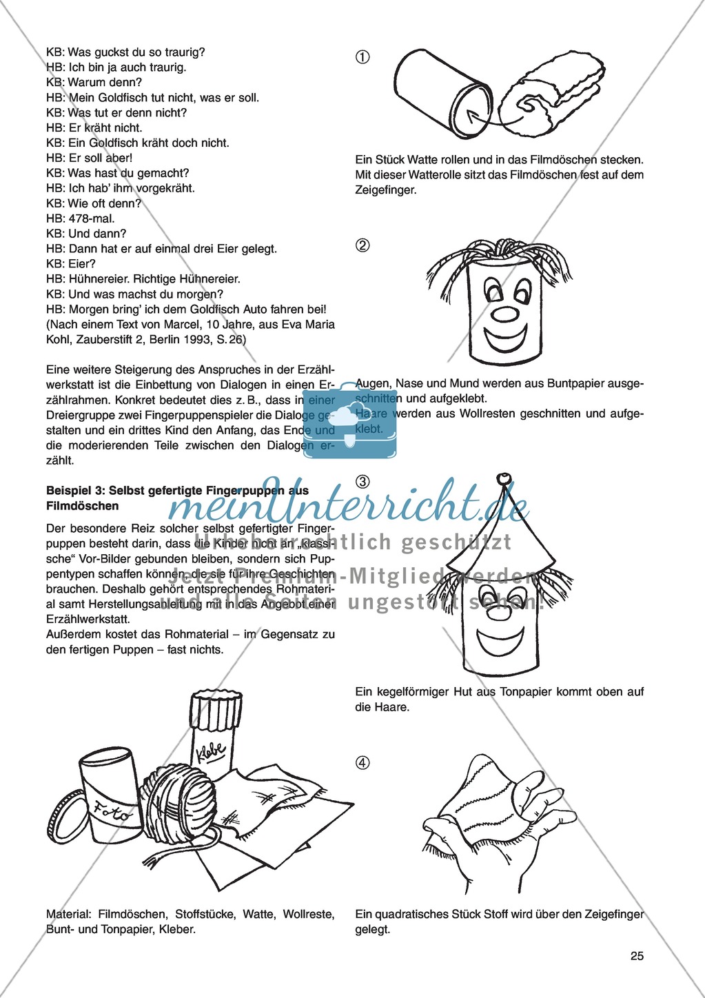 Erzähl mal was! Erzählkompetenzen in der Grundschule - kreative Unterrichtsideen: Material komplett Preview 21