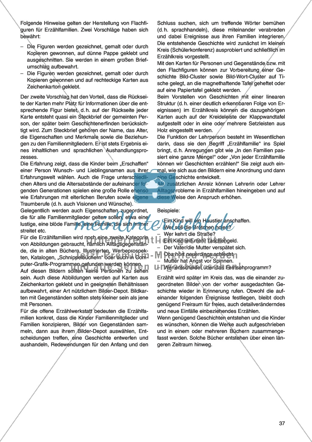 Erzähl mal was! Erzählkompetenzen in der Grundschule - kreative Unterrichtsideen: Material komplett Preview 33