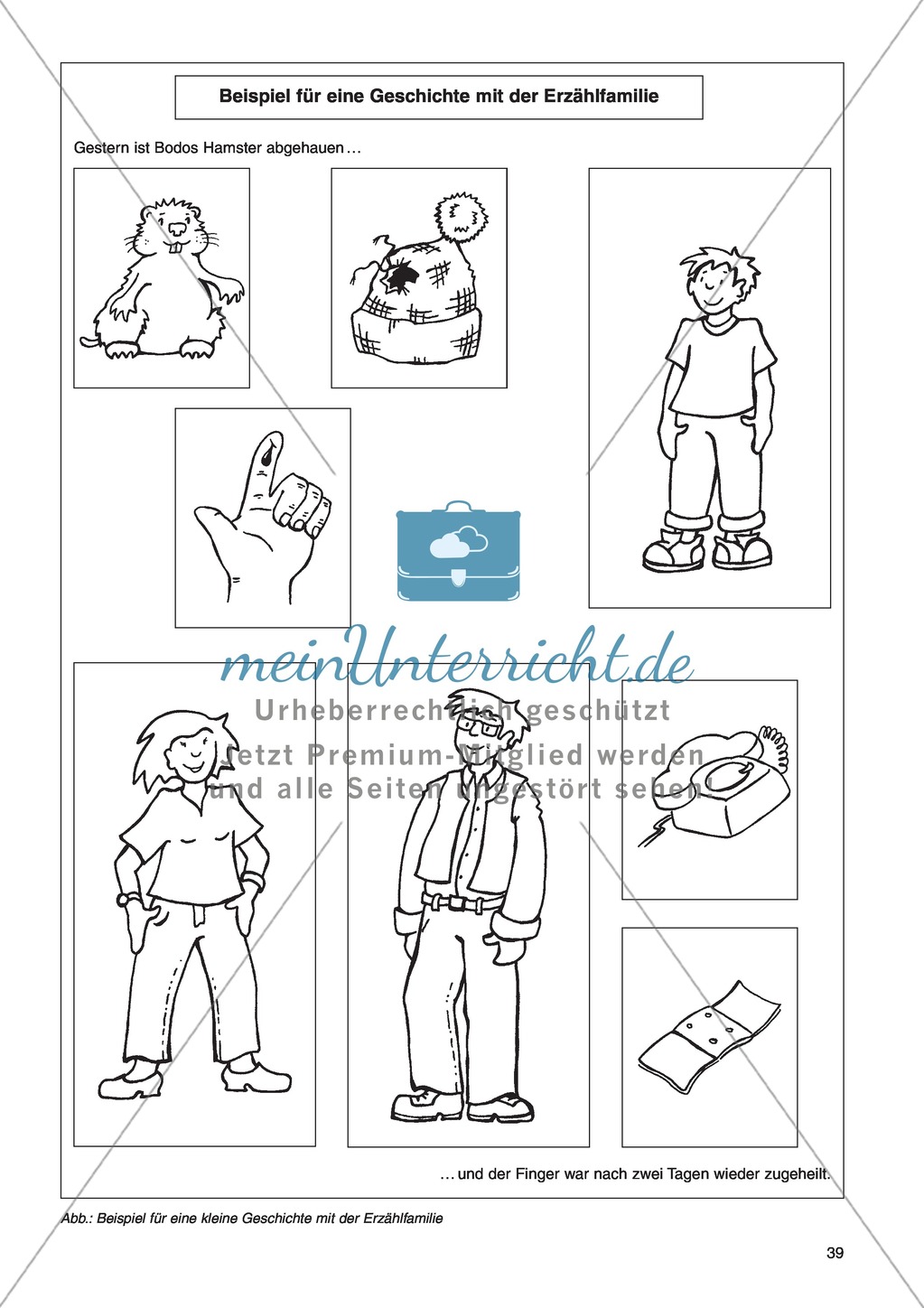 Erzähl mal was! Erzählkompetenzen in der Grundschule - kreative Unterrichtsideen: Material komplett Preview 35