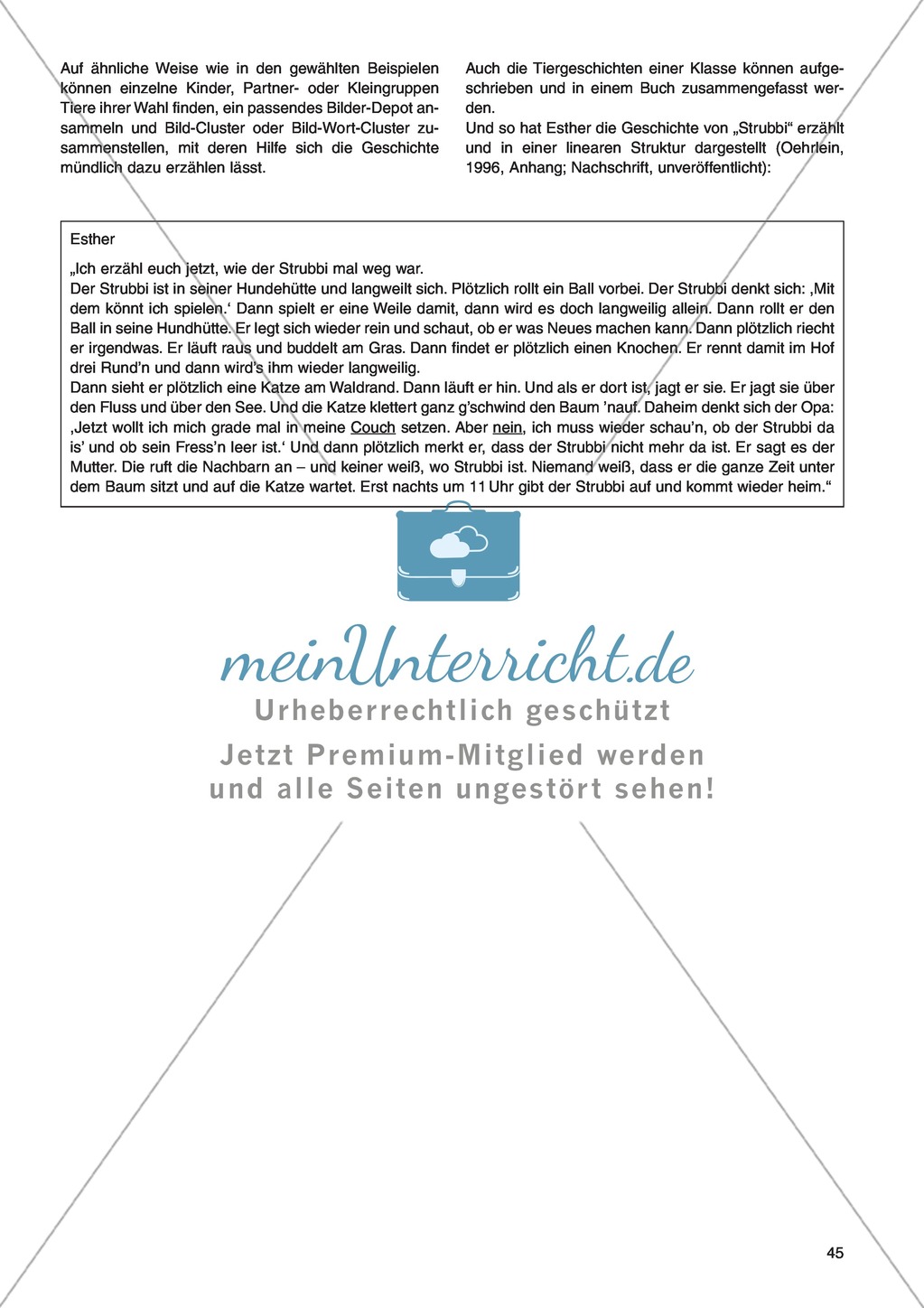 Erzähl mal was! Erzählkompetenzen in der Grundschule - kreative Unterrichtsideen: Material komplett Preview 41