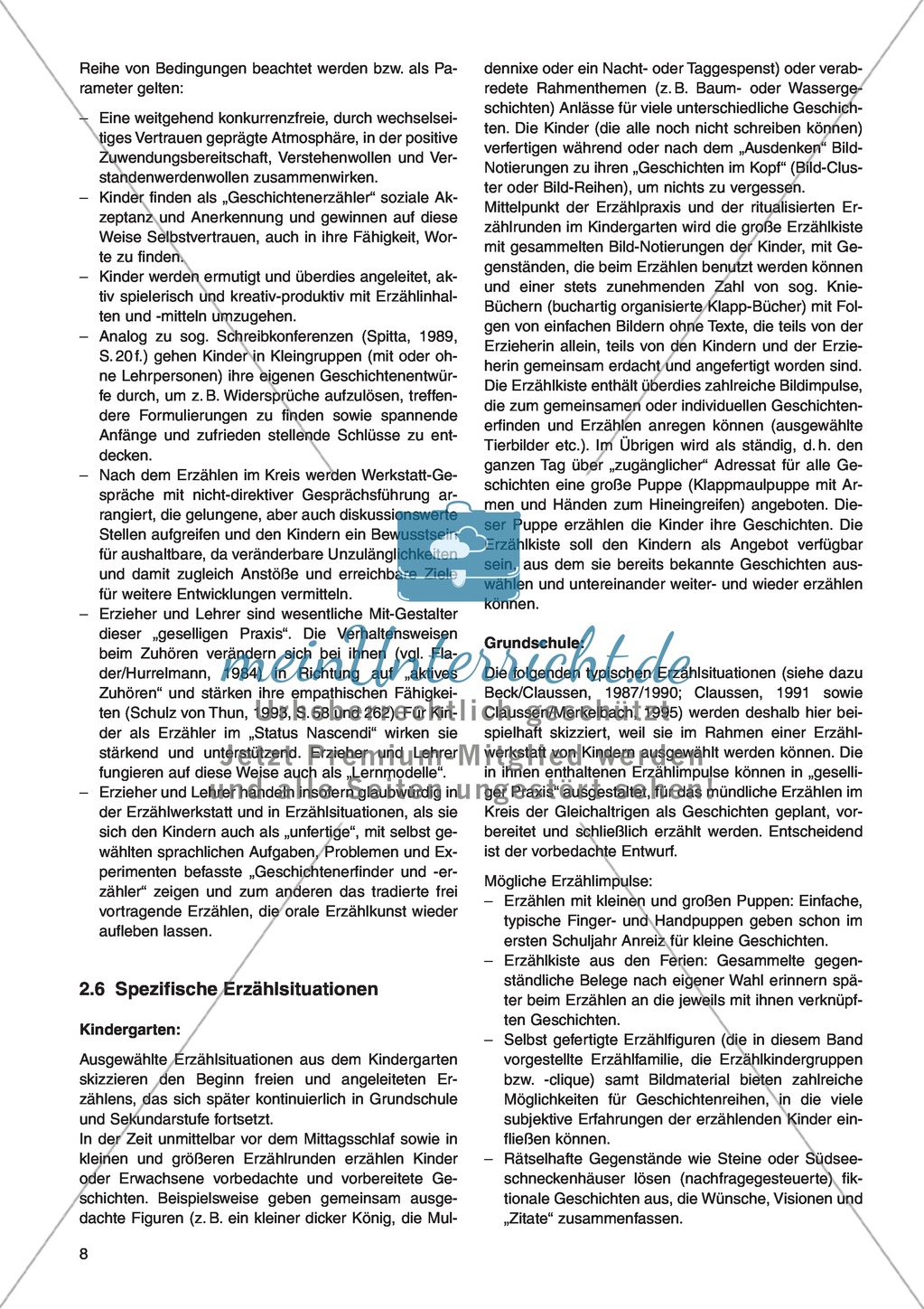 Erzähl mal was! Erzählkompetenzen in der Grundschule - kreative Unterrichtsideen: Material komplett Preview 4