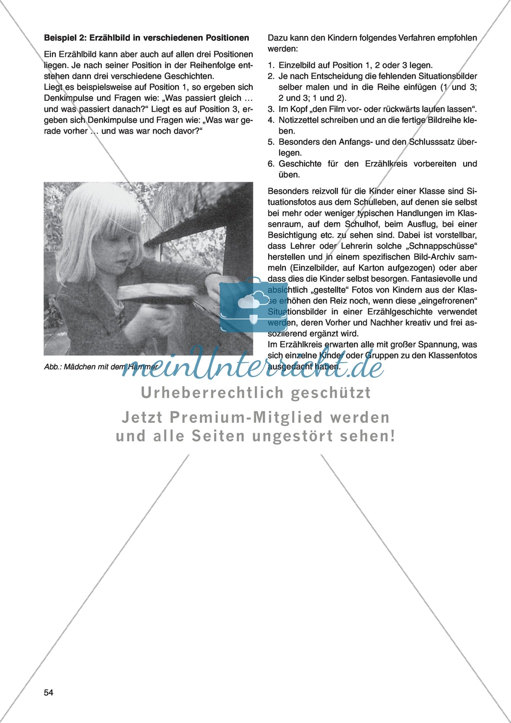 Erzähl mal was! Erzählkompetenzen in der Grundschule - kreative Unterrichtsideen: Material komplett Preview 50