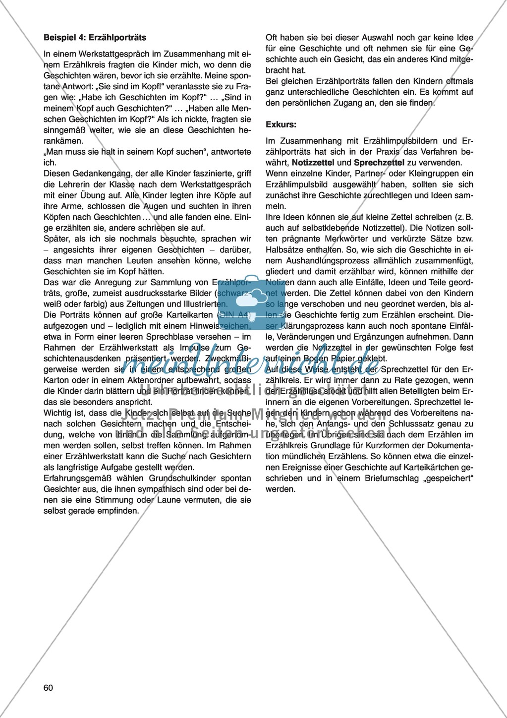 Erzähl mal was! Erzählkompetenzen in der Grundschule - kreative Unterrichtsideen: Material komplett Preview 56