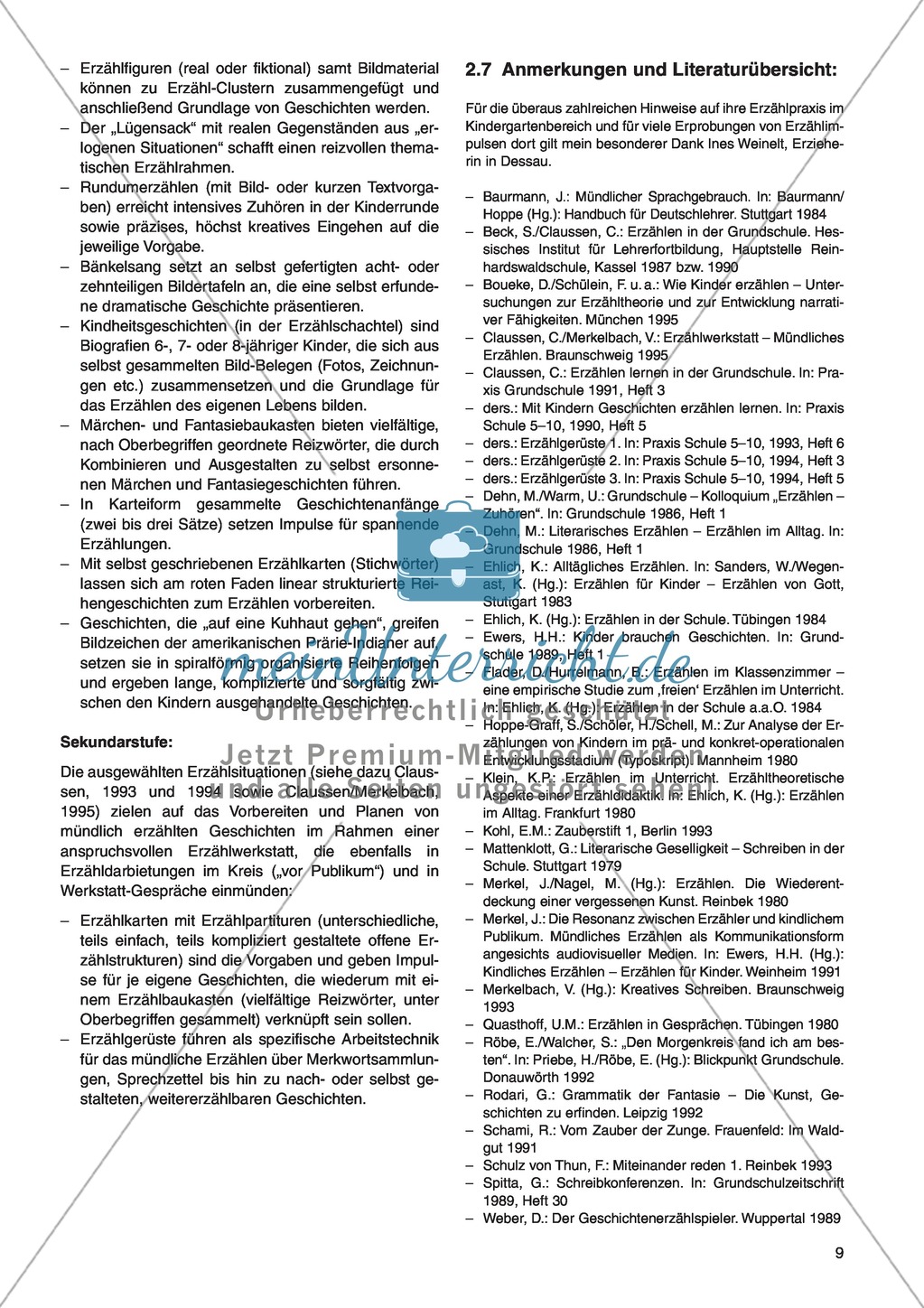 Erzähl mal was! Erzählkompetenzen in der Grundschule - kreative Unterrichtsideen: Material komplett Preview 5