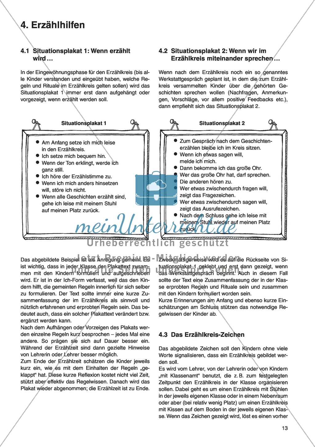 Erzähl mal was! Erzählkompetenzen in der Grundschule - kreative Unterrichtsideen: Material komplett Preview 9