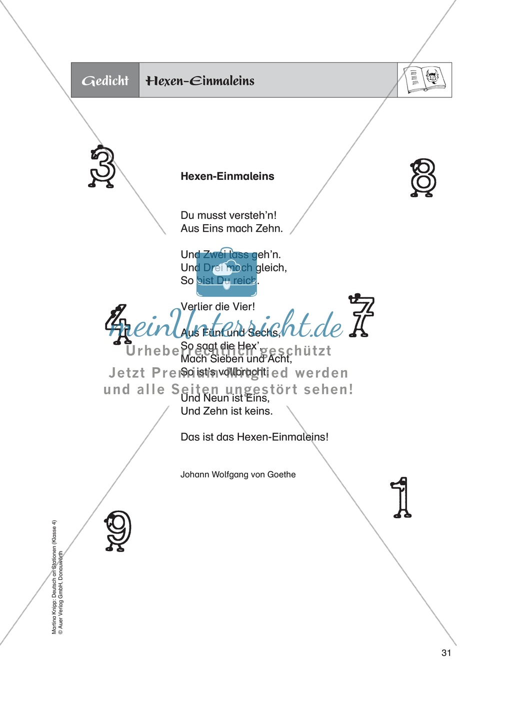 Gedichte kennenlernen