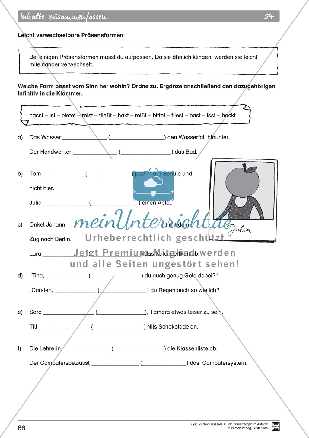 Sprachstil -Grammatik - Ausdrucksvermögen verbessern: