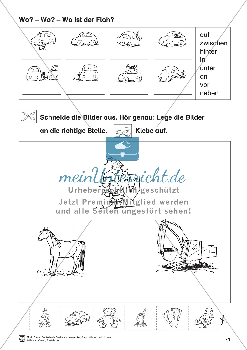 Artikel, Präpositionen und Nomen: Übungen zu Spiel und Spaß Preview 13