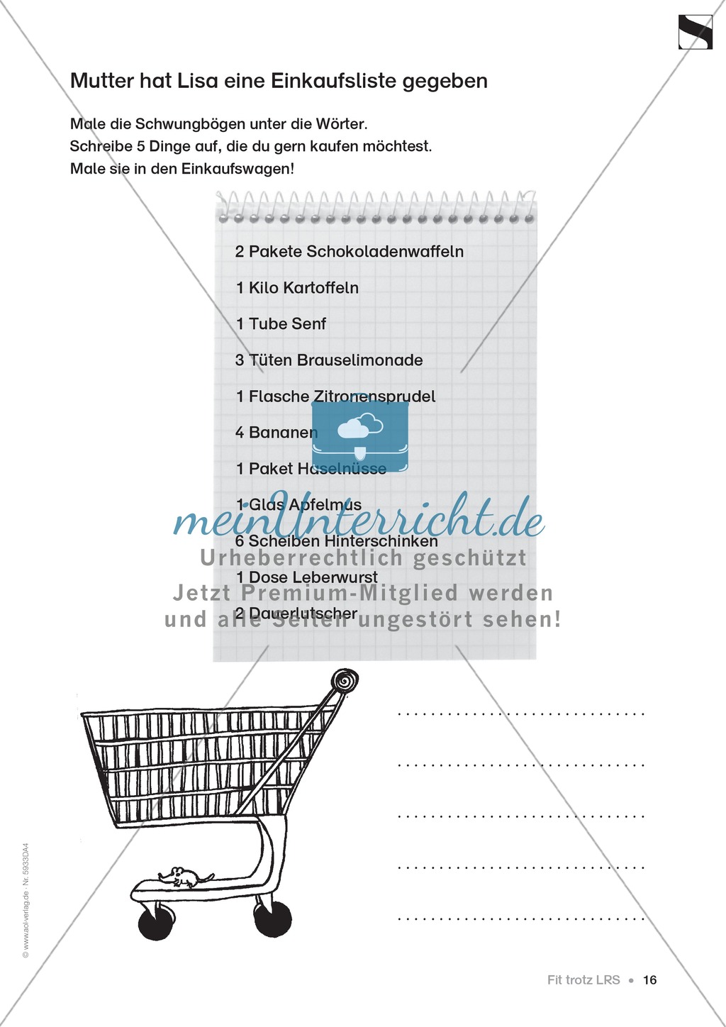 Lese - Rechtschreibschwäche (LRS) - Schwingen - Einführung: