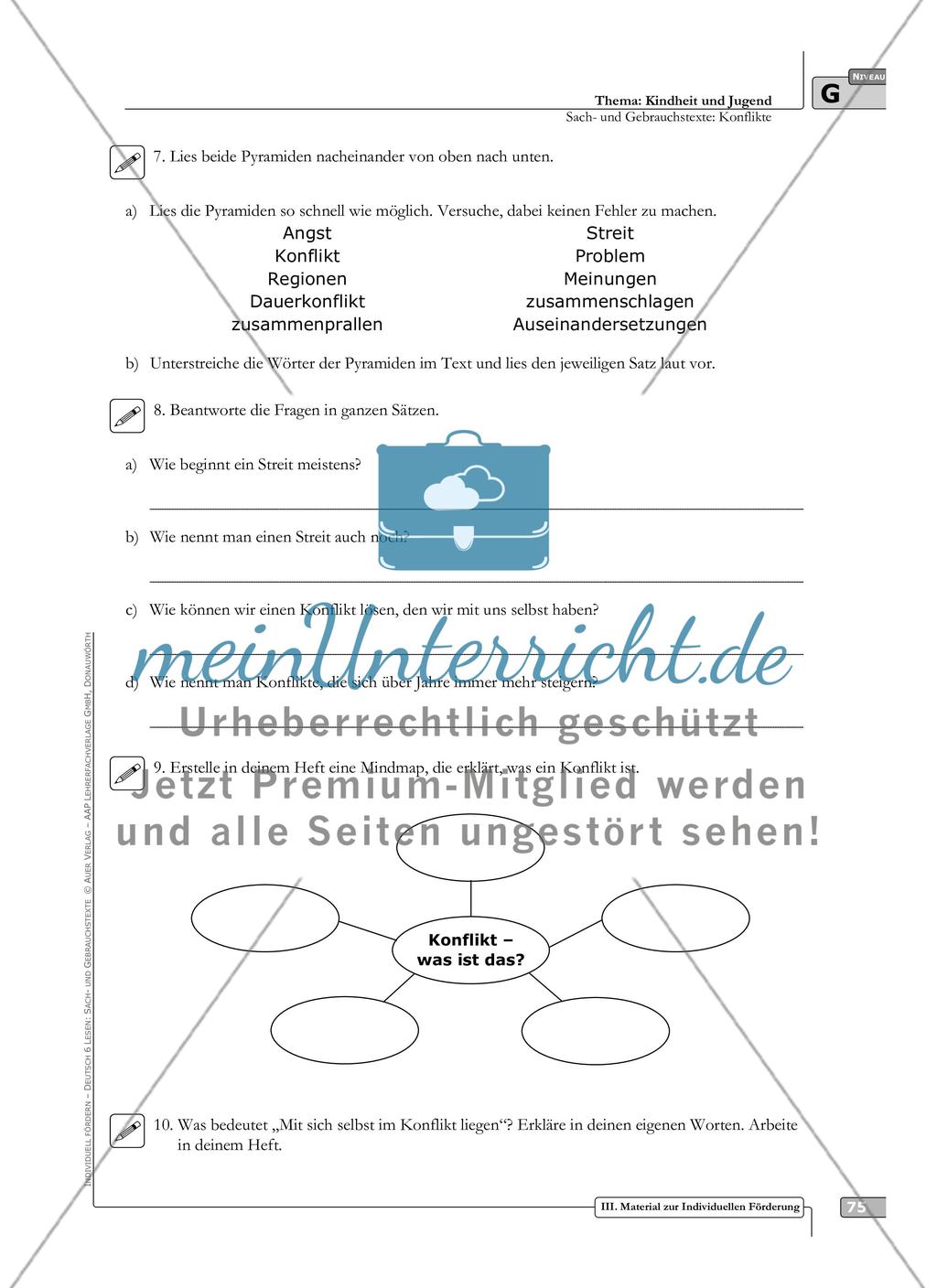 Sach- und Gebrauchstexte in 3 Differenzierungsstufen: