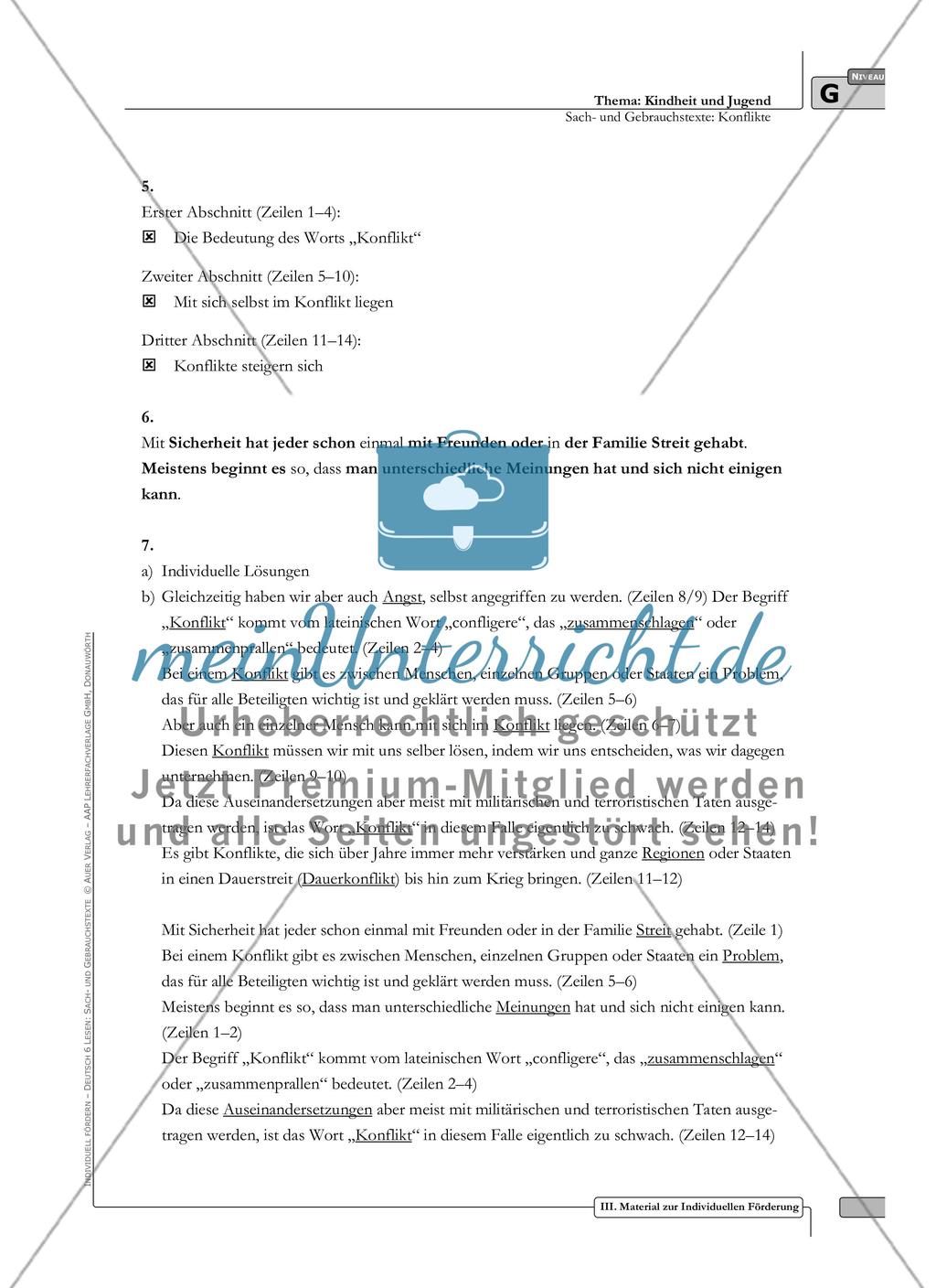 Sach- und Gebrauchstexte in 3 Differenzierungsstufen: