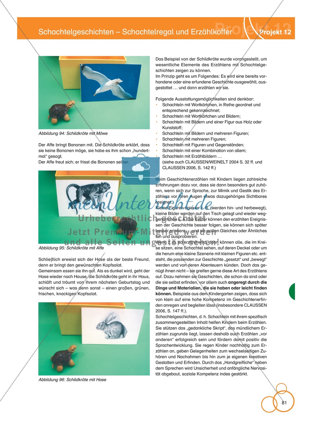 Projekt 12: Schachtelgeschichten - Schachtelregal und Erzählkoffer Preview 3