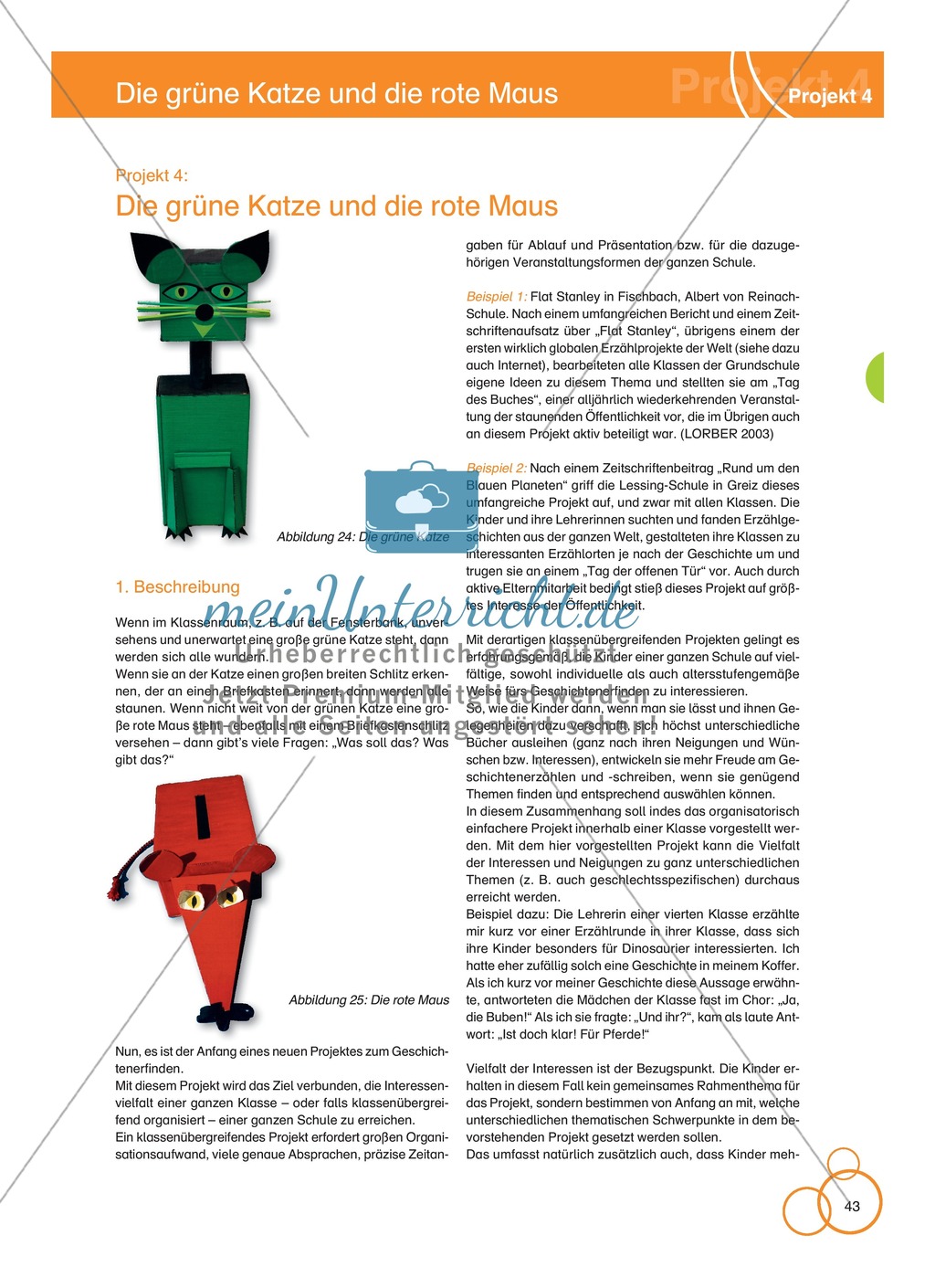 Projekt 4: Die grüne Katze und die rote Maus Preview 1