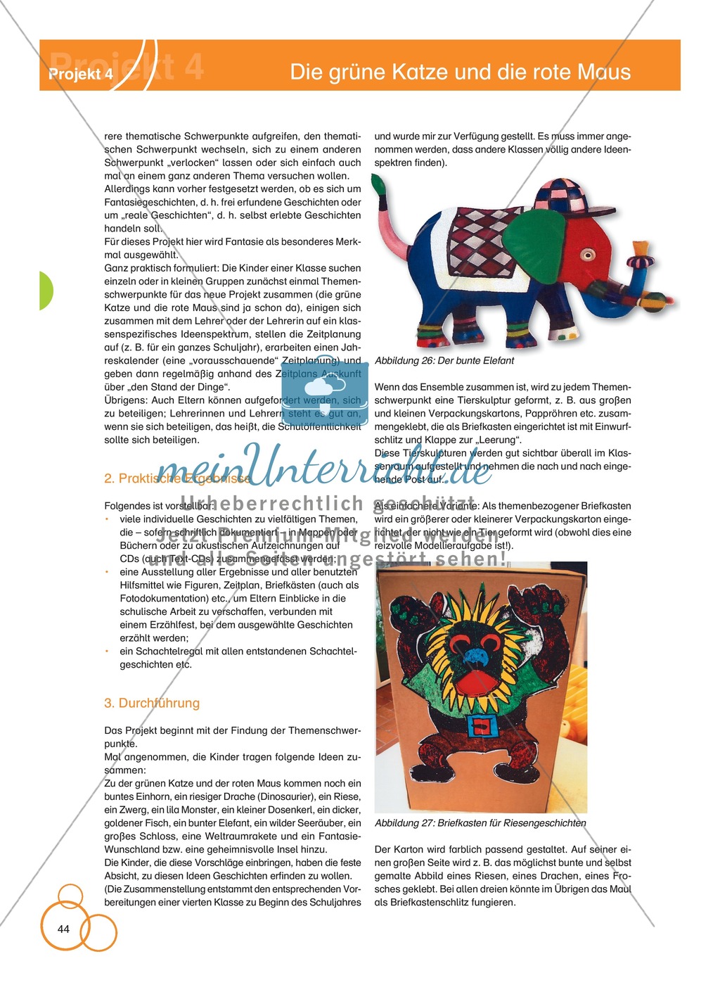 Projekt 4: Die grüne Katze und die rote Maus Preview 2