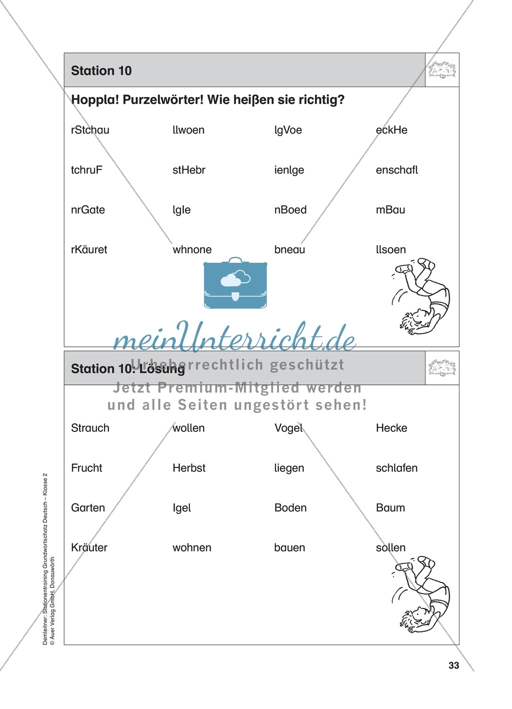 Stationentraining Hecke: Arbeitsblätter mit Lösungen, Diktat Preview 11