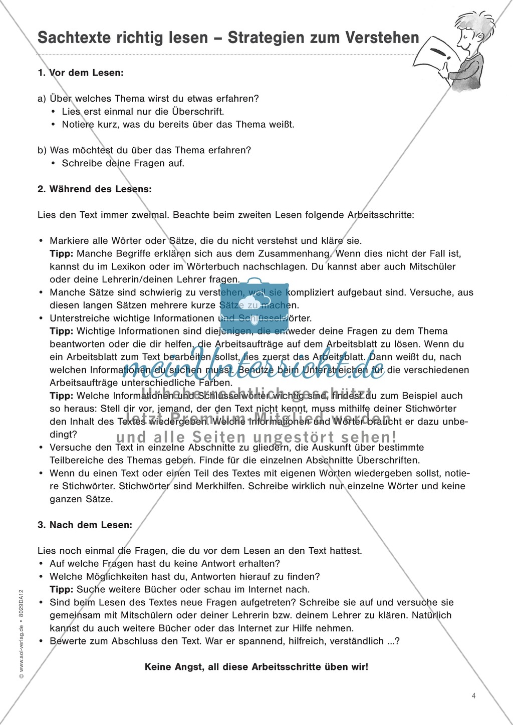 Sachtexte verstehen - Strategien vermitteln: