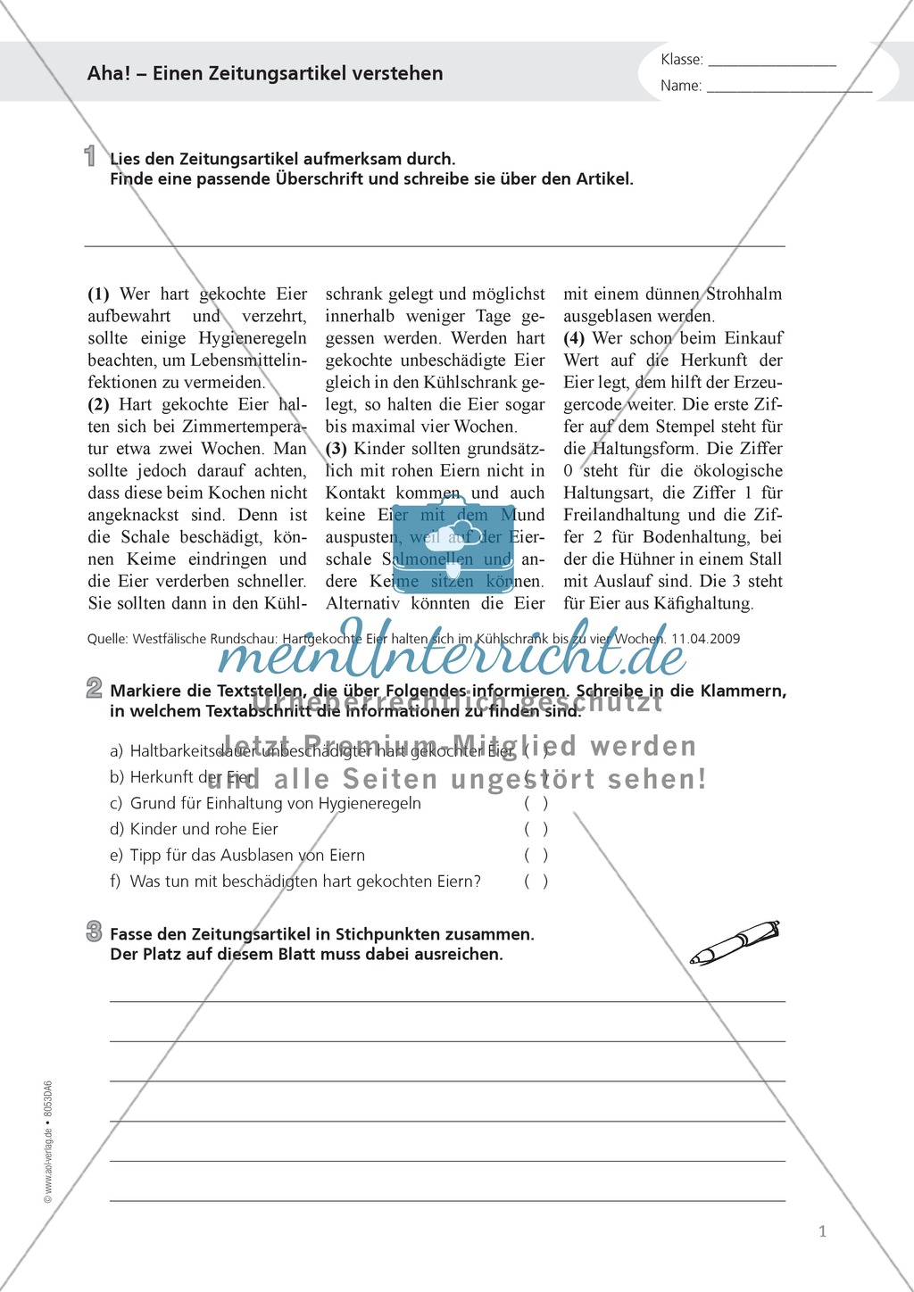 Alltagskompetenzen: