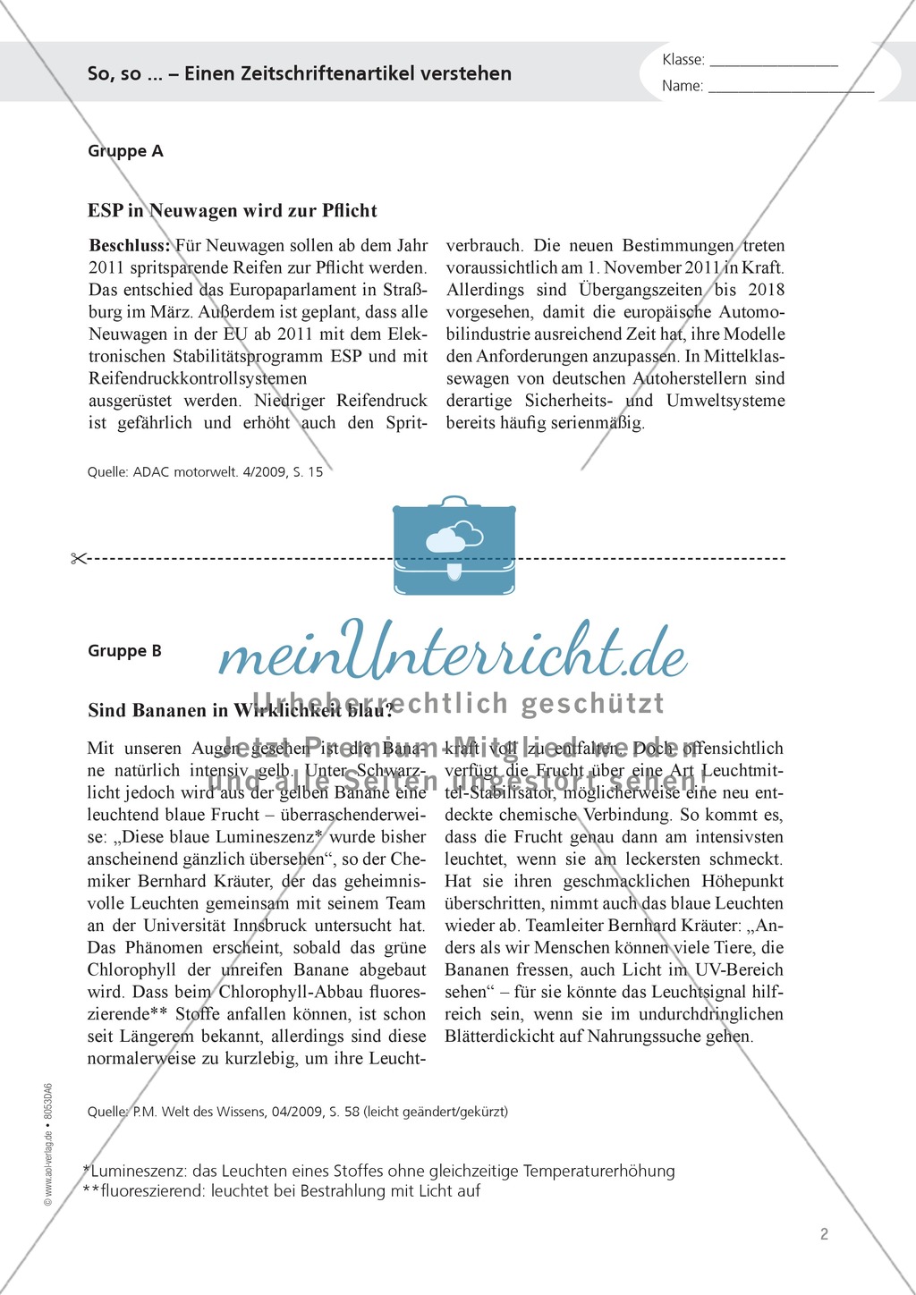 Alltagskompetenzen: