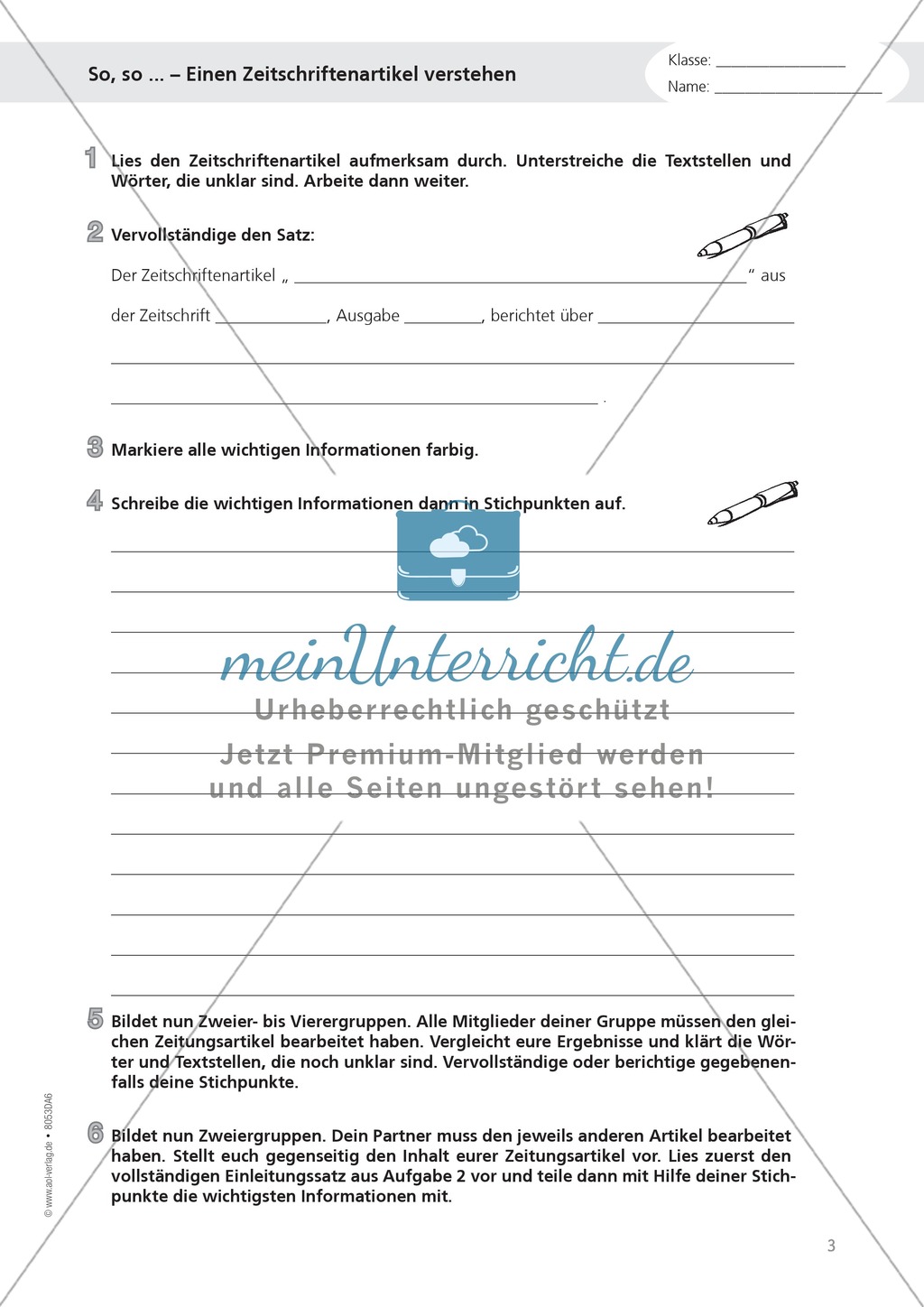 Alltagskompetenzen:
