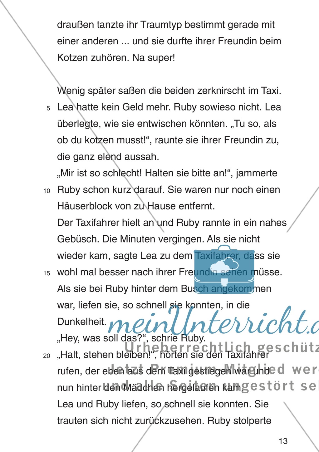 Entscheidungsgeschichte "Lea und Justin in der Schuldenfalle": Textteil Lea Preview 10
