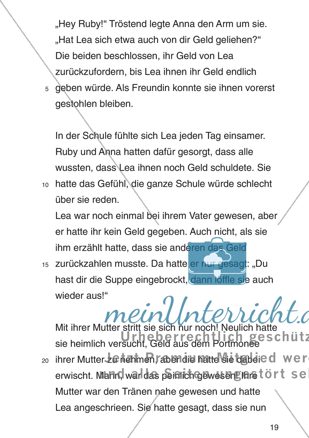 Entscheidungsgeschichte "Lea und Justin in der Schuldenfalle": Textteil Lea Preview 16