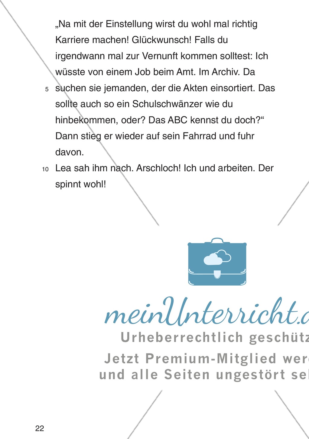 Entscheidungsgeschichte "Lea und Justin in der Schuldenfalle": Textteil Lea Preview 19