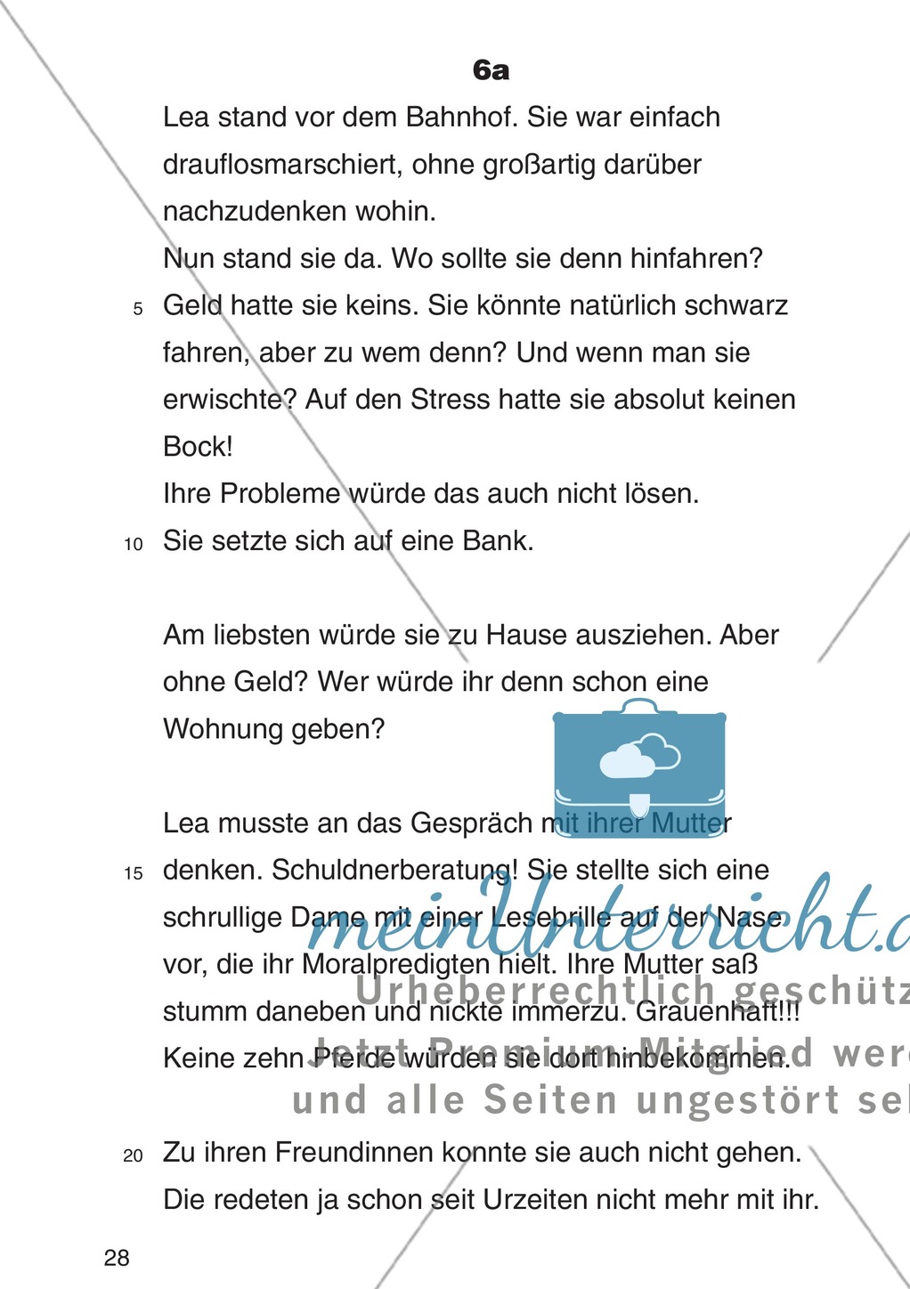 Entscheidungsgeschichte "Lea und Justin in der Schuldenfalle": Textteil Lea Preview 25