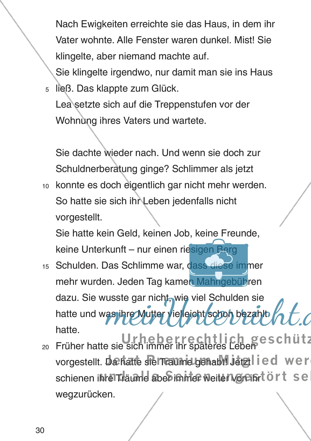 Entscheidungsgeschichte "Lea und Justin in der Schuldenfalle": Textteil Lea Preview 27