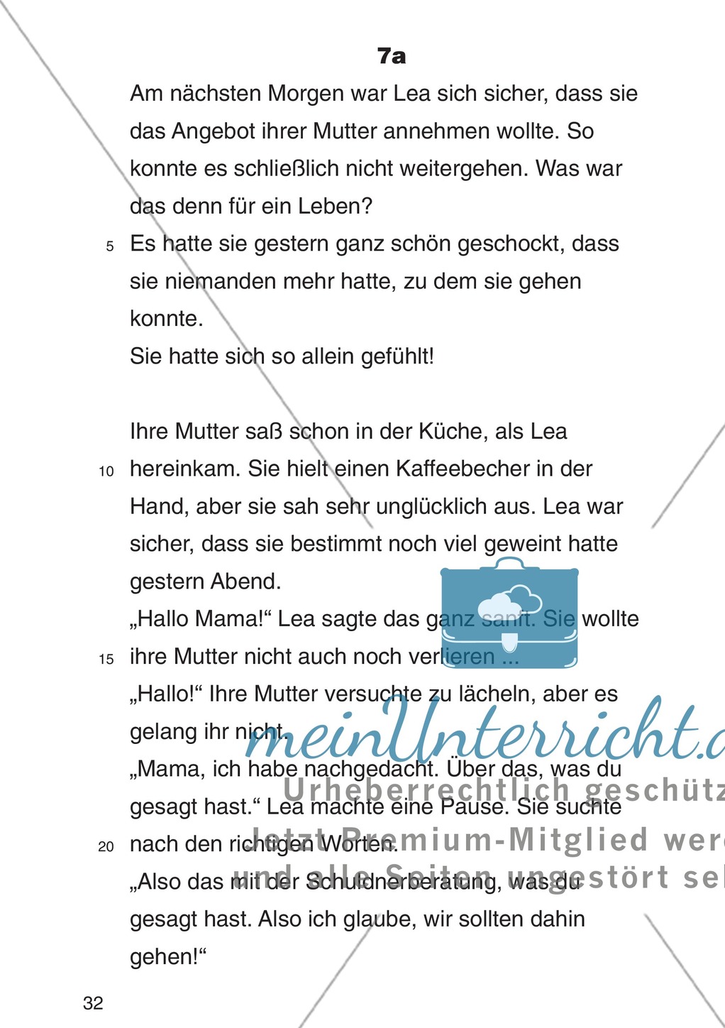 Entscheidungsgeschichte "Lea und Justin in der Schuldenfalle": Textteil Lea Preview 29
