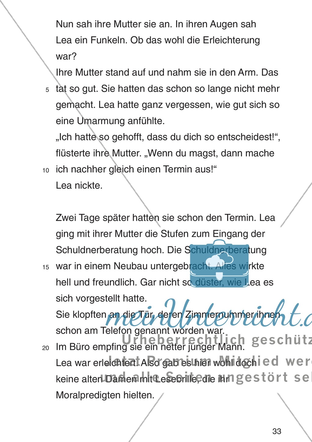 Entscheidungsgeschichte "Lea und Justin in der Schuldenfalle": Textteil Lea Preview 30