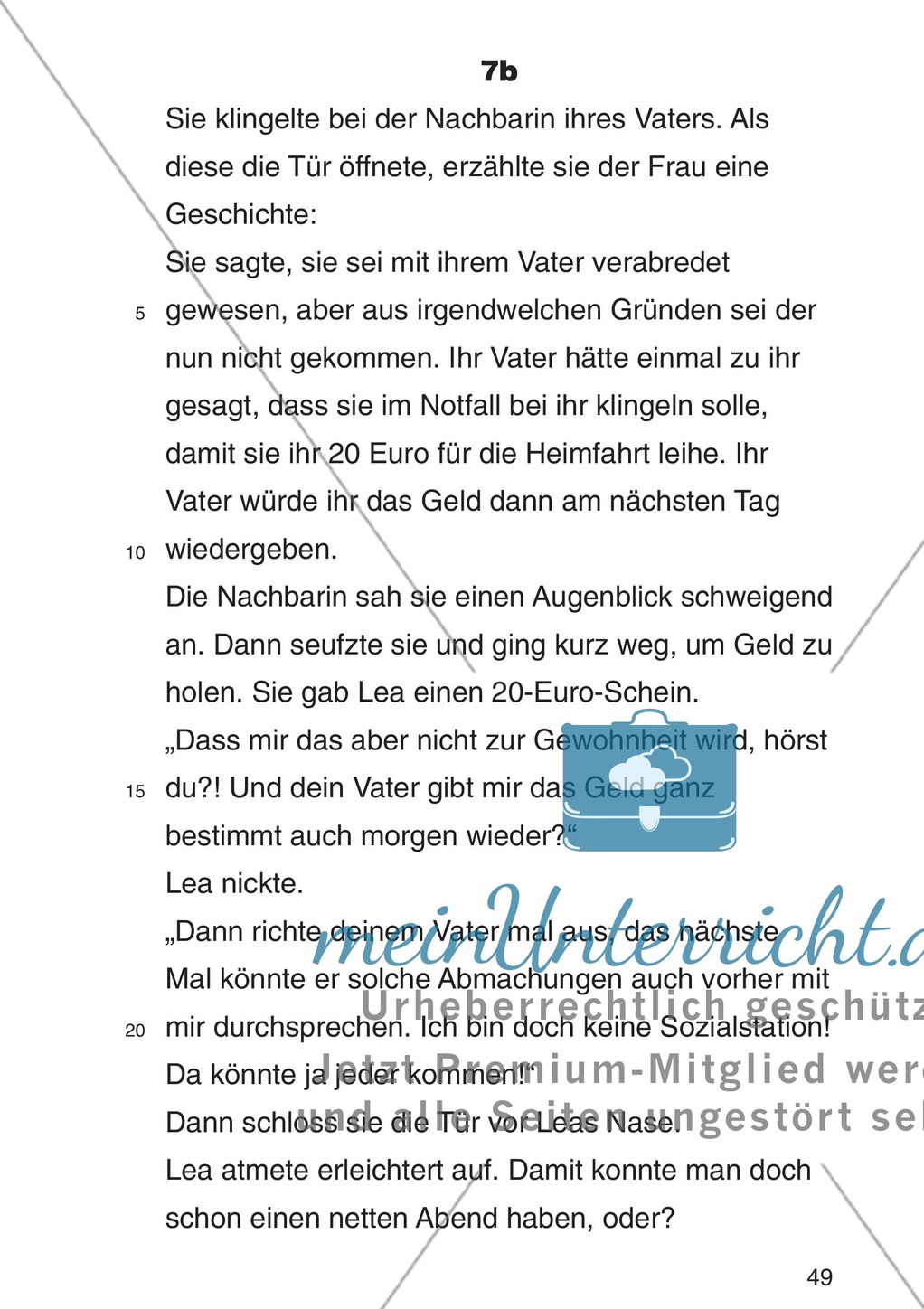 Entscheidungsgeschichte "Lea und Justin in der Schuldenfalle": Textteil Lea Preview 46