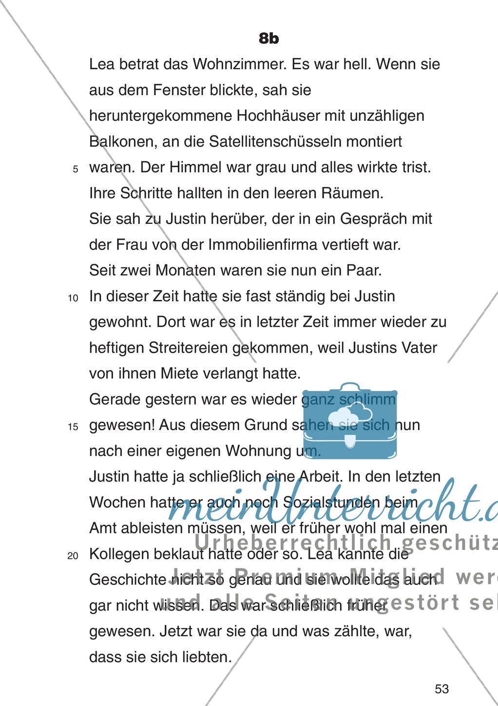Entscheidungsgeschichte "Lea und Justin in der Schuldenfalle": Textteil Lea Preview 50