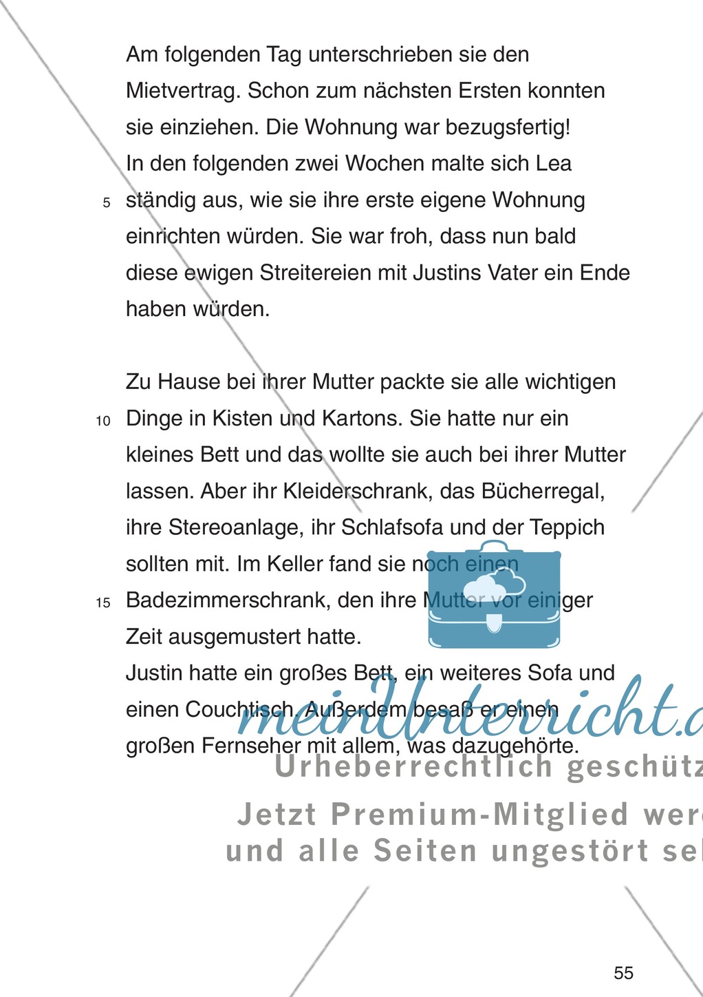 Entscheidungsgeschichte "Lea und Justin in der Schuldenfalle": Textteil Lea Preview 52