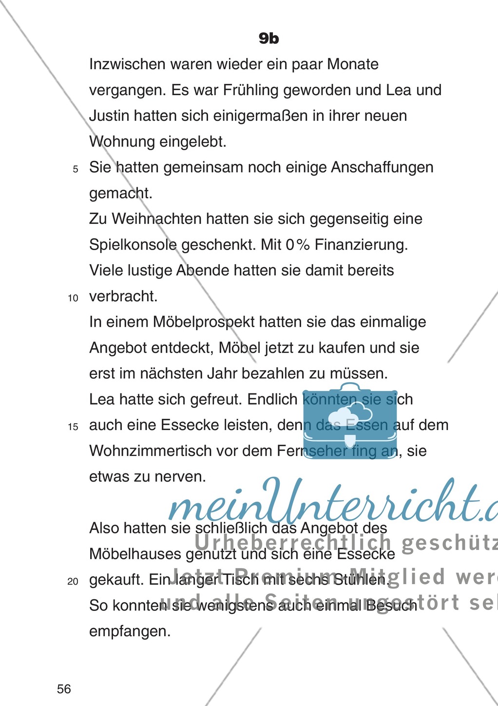 Entscheidungsgeschichte "Lea und Justin in der Schuldenfalle": Textteil Lea Preview 53