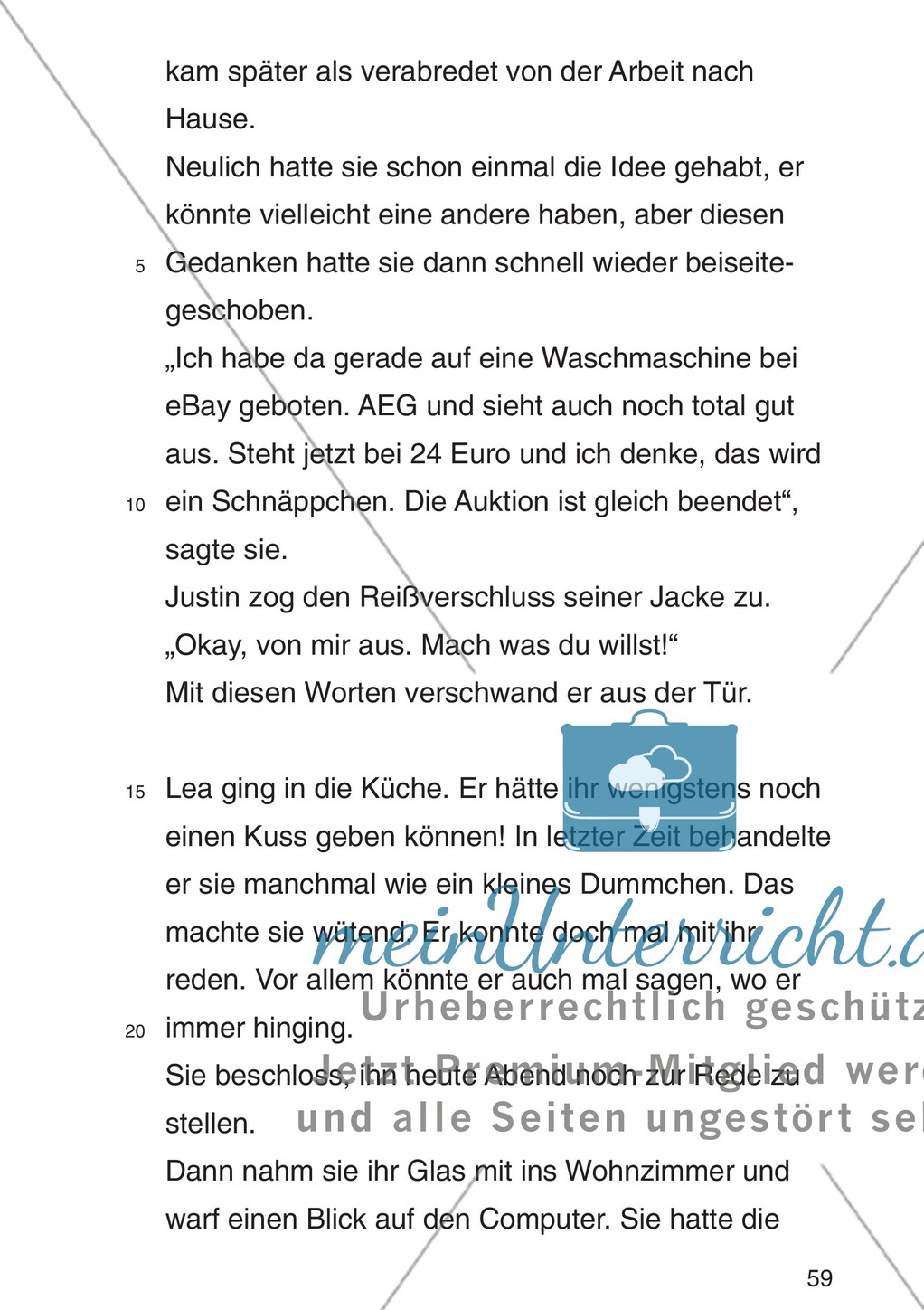 Entscheidungsgeschichte "Lea und Justin in der Schuldenfalle": Textteil Lea Preview 56