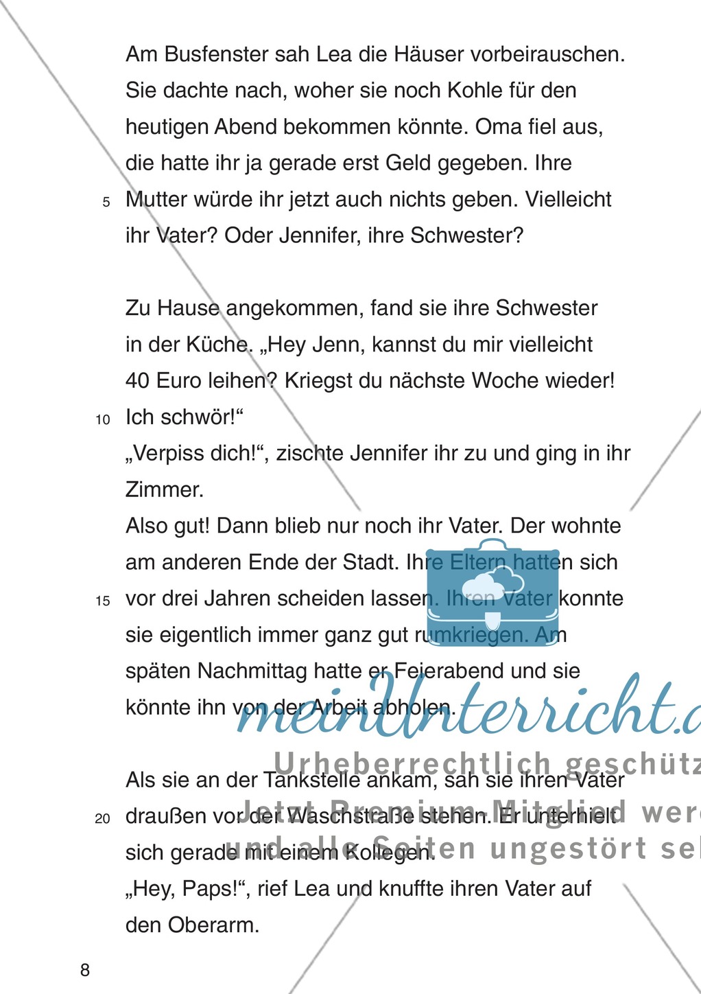 Entscheidungsgeschichte "Lea und Justin in der Schuldenfalle": Textteil Lea Preview 5