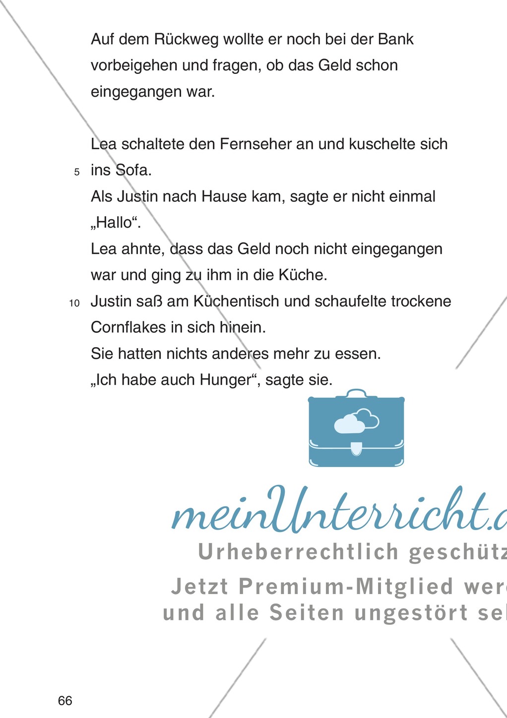 Entscheidungsgeschichte "Lea und Justin in der Schuldenfalle": Textteil Lea Preview 63