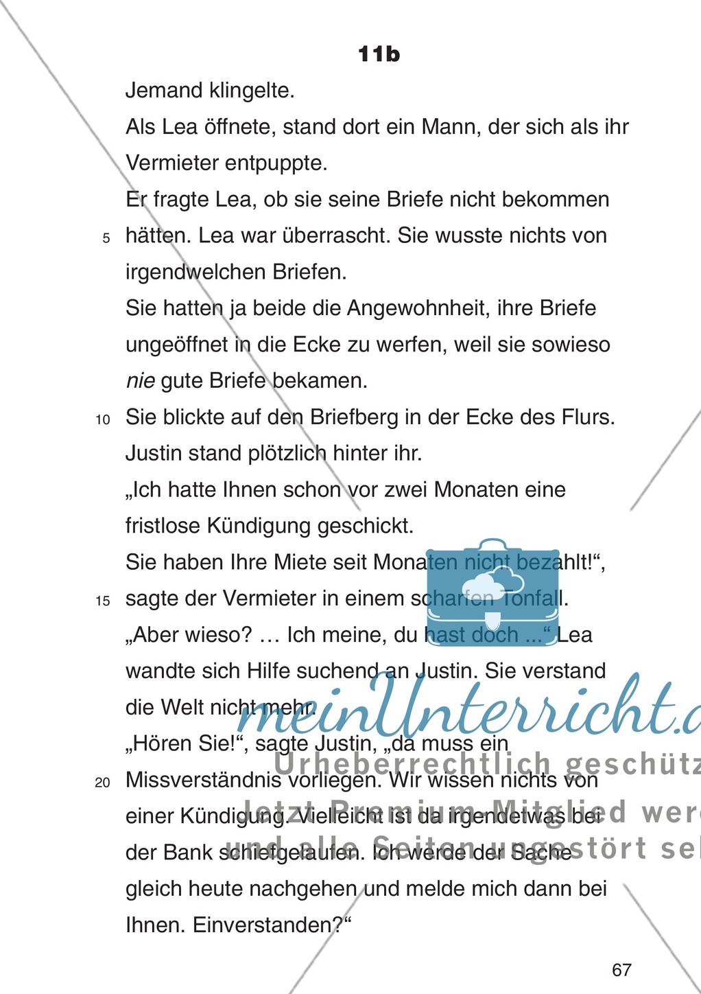 Entscheidungsgeschichte "Lea und Justin in der Schuldenfalle": Textteil Lea Preview 64