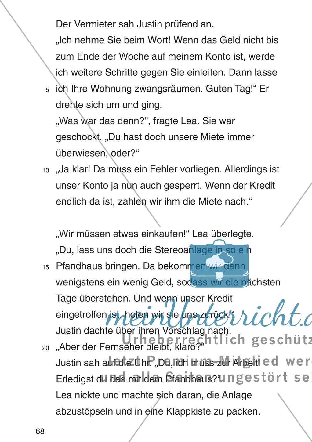 Entscheidungsgeschichte "Lea und Justin in der Schuldenfalle": Textteil Lea Preview 65