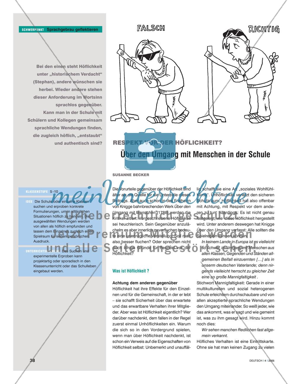 Höfliche Formulierungen Preview 1