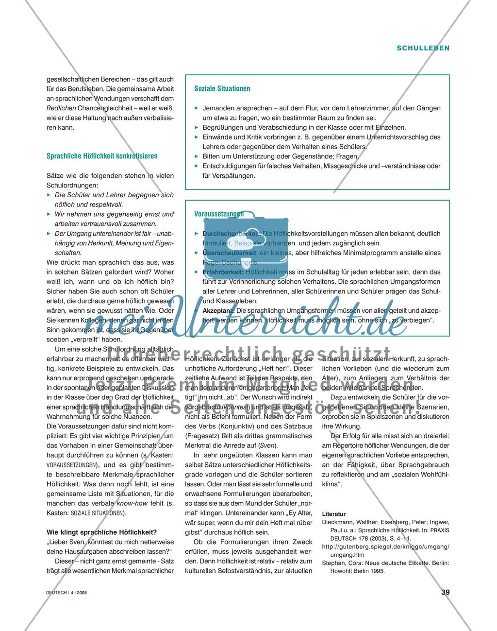 Höfliche Formulierungen Preview 2