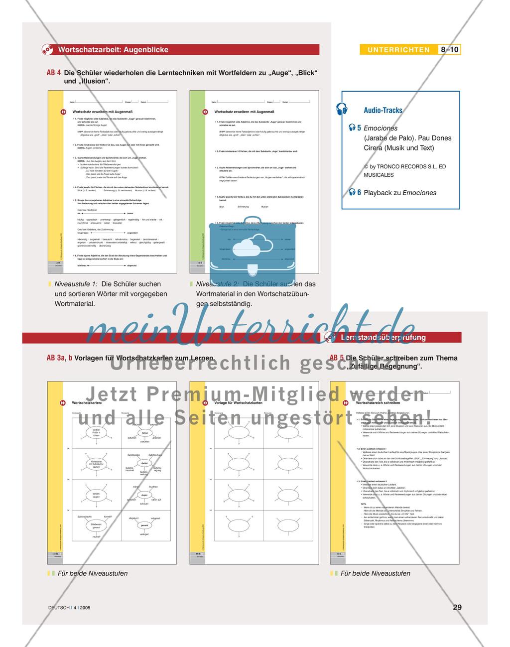 Wortschatzerweiterung durch Übersetzen und Texten Preview 6